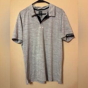 Oakley Light Gray Polo Shirt for Men